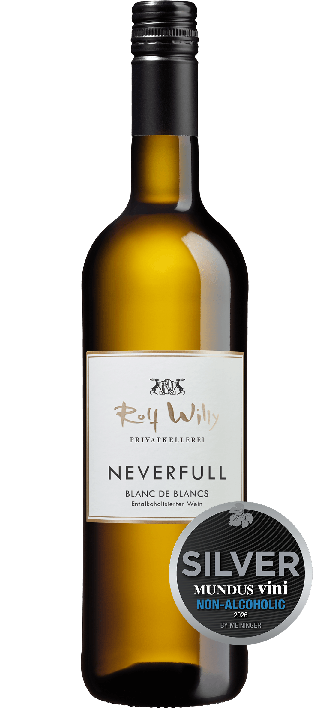 Neverfull Blanc de Blancs - entalkoholisierter Wein -